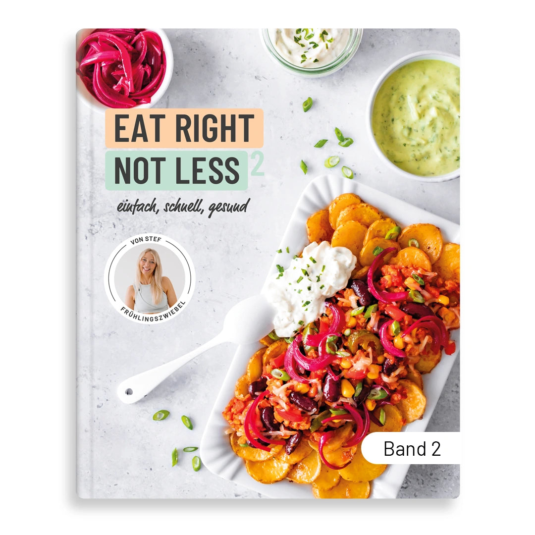 Frühlingszwiebel Kochbuch Eat Right Not Less 2